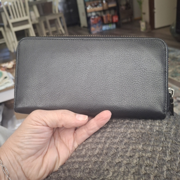 Coach Black Leather Wallet - Picture 2 of 5